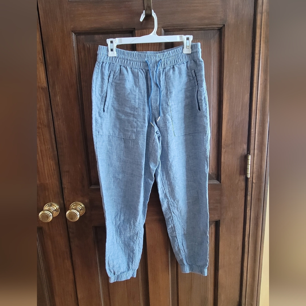 Athleta Light Blue Joggers Sz 4 W 29 R 11 L 23